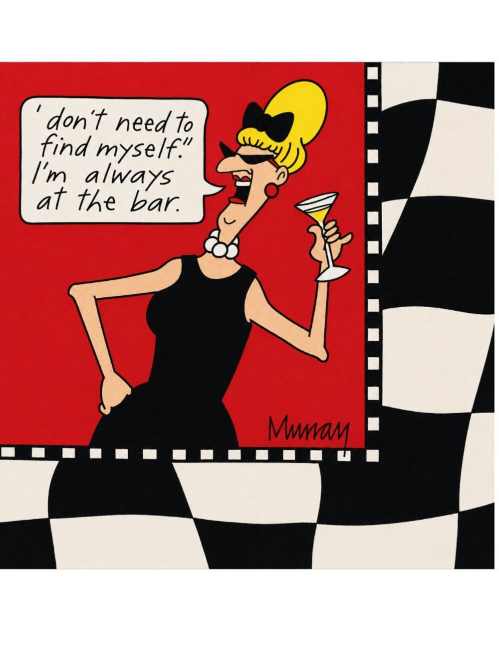 "I Don't Need to Find Myself, I'm always at the Bar" Set of 20 Cocktail Napkins